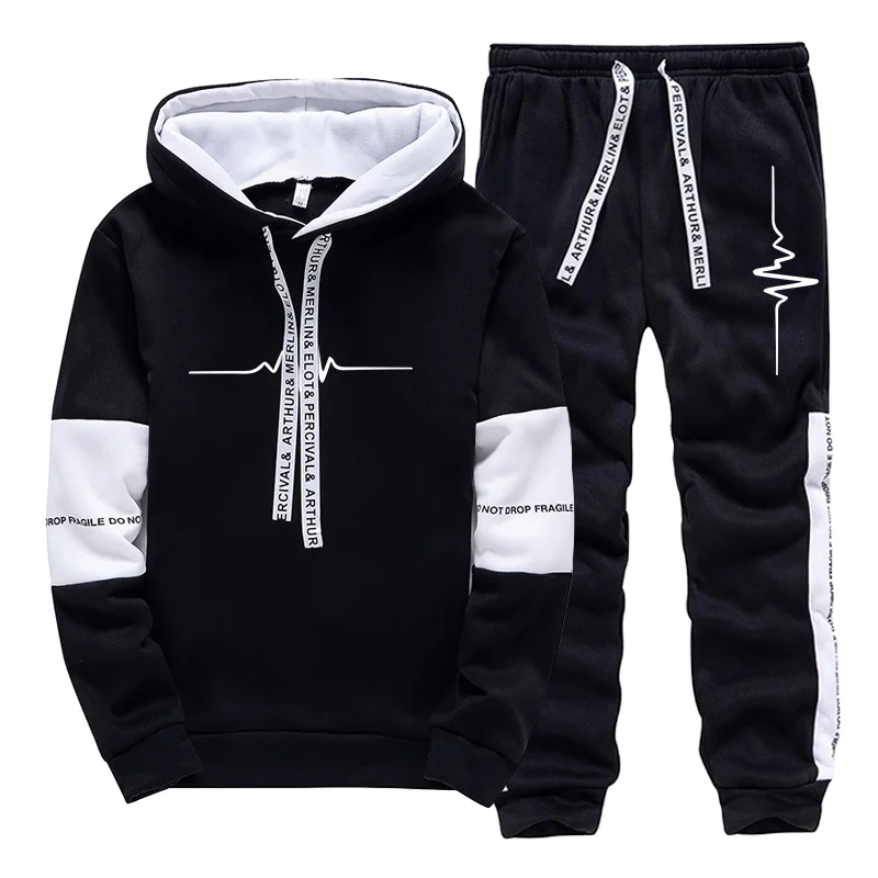 Quality Winter Clothing - Men's Tracksuit Quality Casual Hooded Sweatshirts
