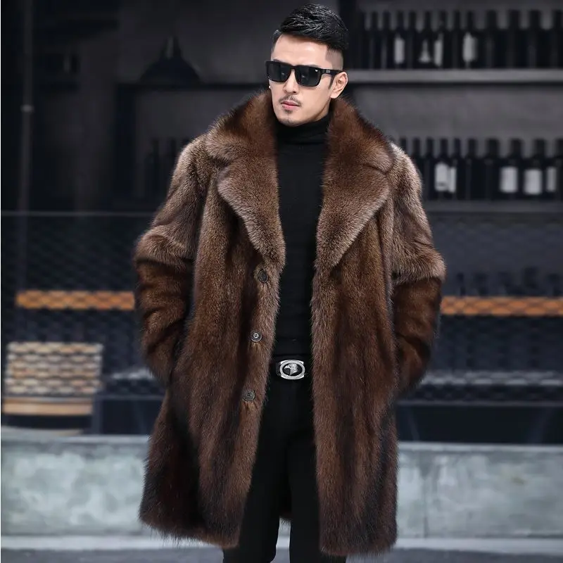 Quality Winter Clothing - Luxury Brand Men's Clothing Fur Jackets