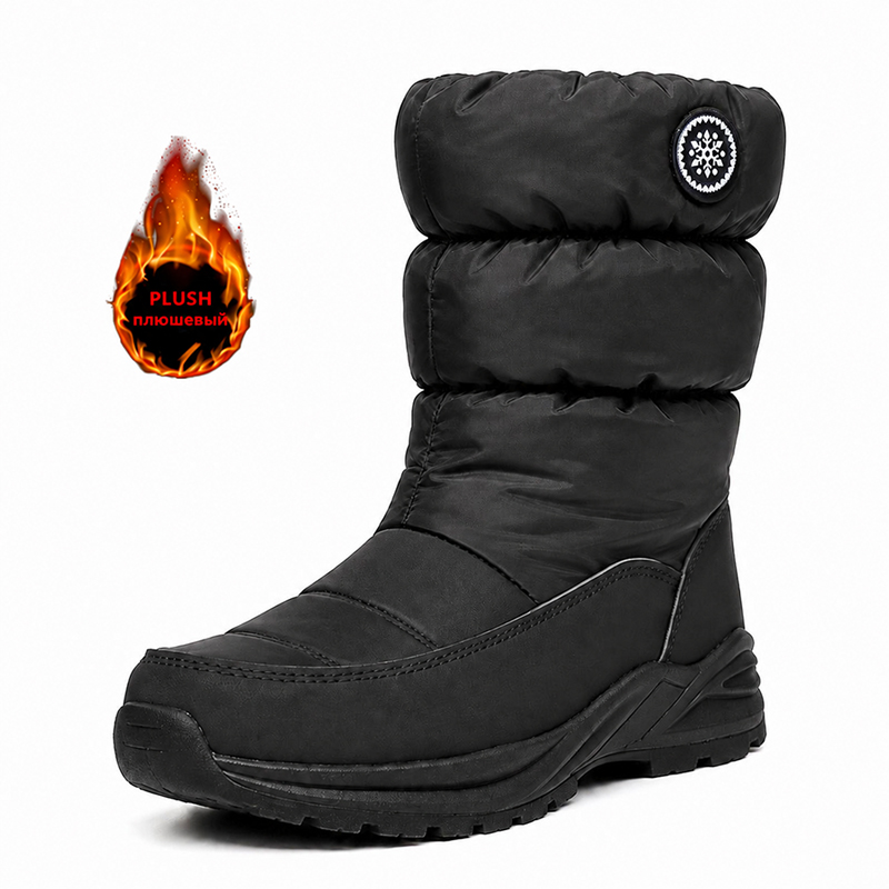 Snow Boot Fur Lined - Women Winter Snow Boots Waterproof Warm