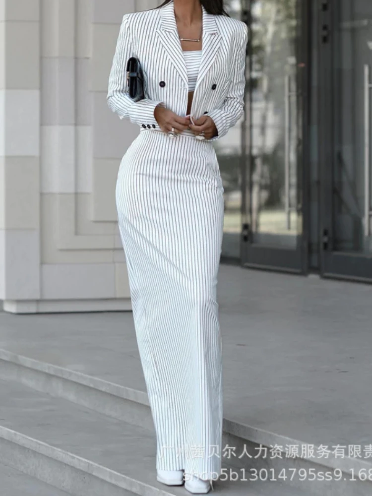 Striped Blazer Coat & Slit Ski - огляд і ціна Winter Clothing Deals