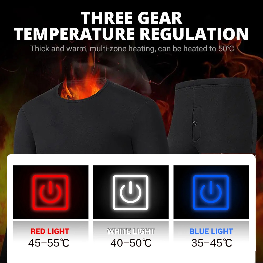 Heated Underwear 28 Areas Hiki - огляд і ціна Winter Clothing Hiking