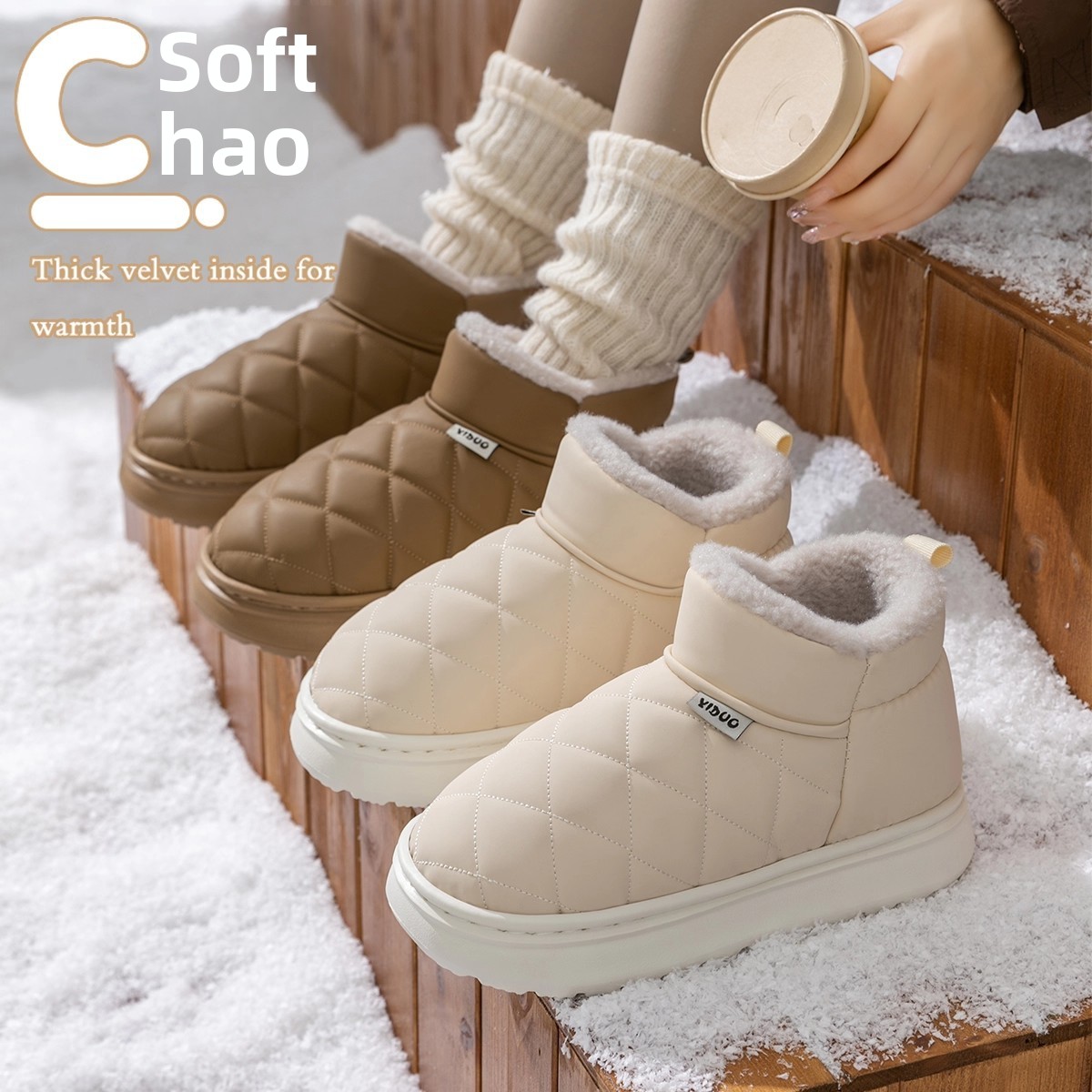 Women Winter Waterproof Snow B - огляд і ціна Snow Boot Fur Lined