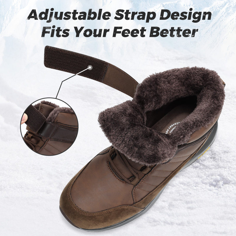 FitVille Mens Winter Boots Wid - огляд і ціна Snow Boot Fur Lined