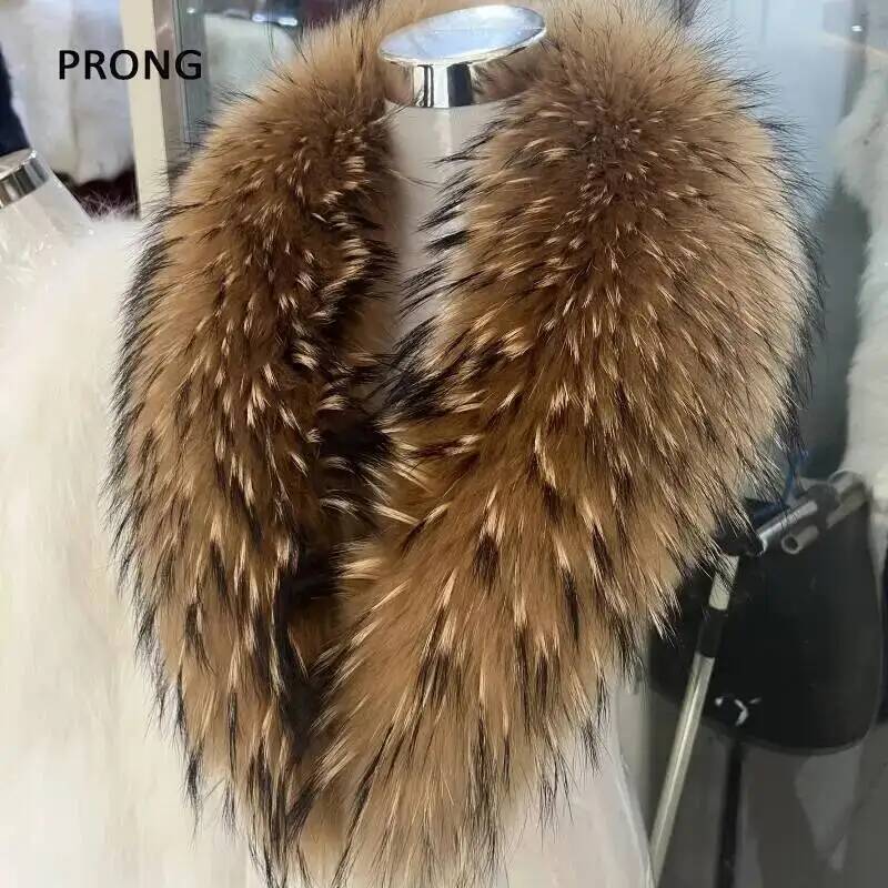 Natural Raccoon Fur Collar Rea - огляд і ціна Winter Clothing Deals