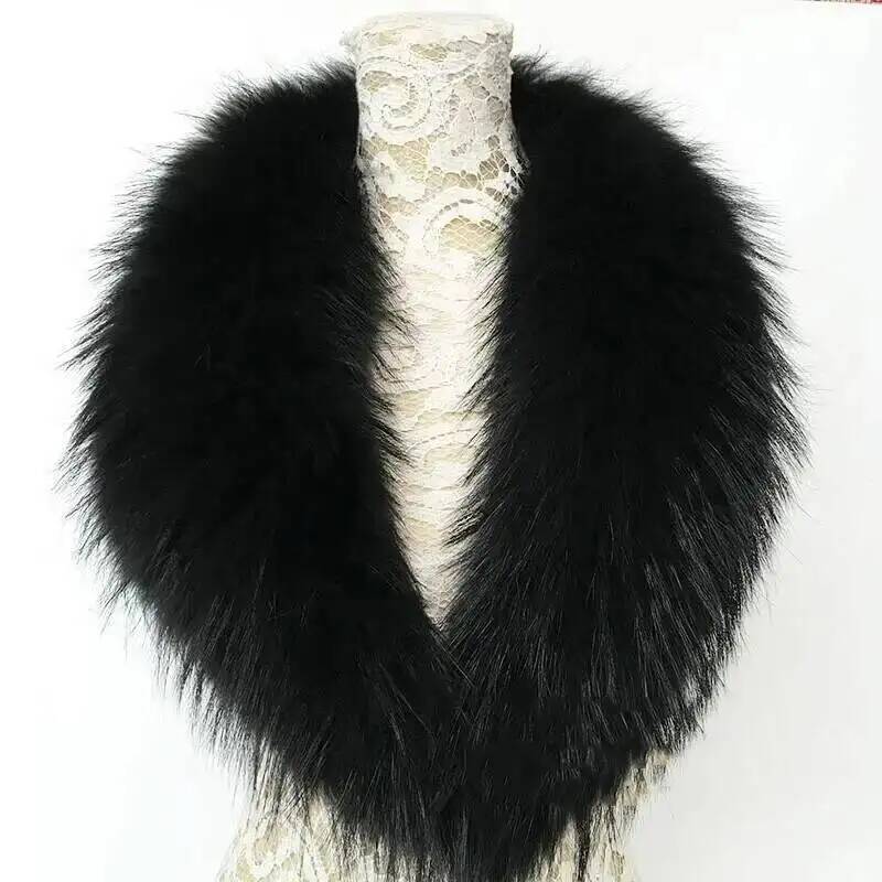 Natural Raccoon Fur Collar Rea - огляд і ціна Winter Clothing Deals