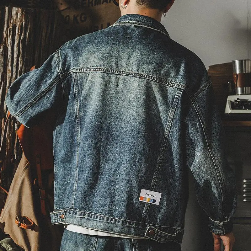 Trendy Loose Denim Jackets Man - огляд і ціна Quality Winter Clothing