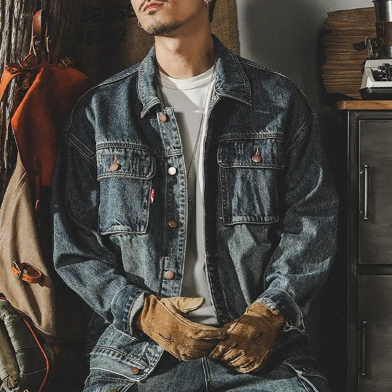 Trendy Loose Denim Jackets Man - огляд і ціна Quality Winter Clothing