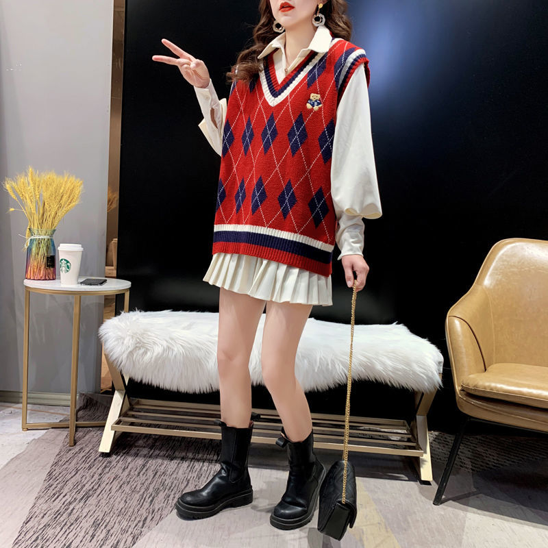 Red Knit Vests For Women Sleev - огляд і ціна Winter Clothing Trends 2025 Women'S