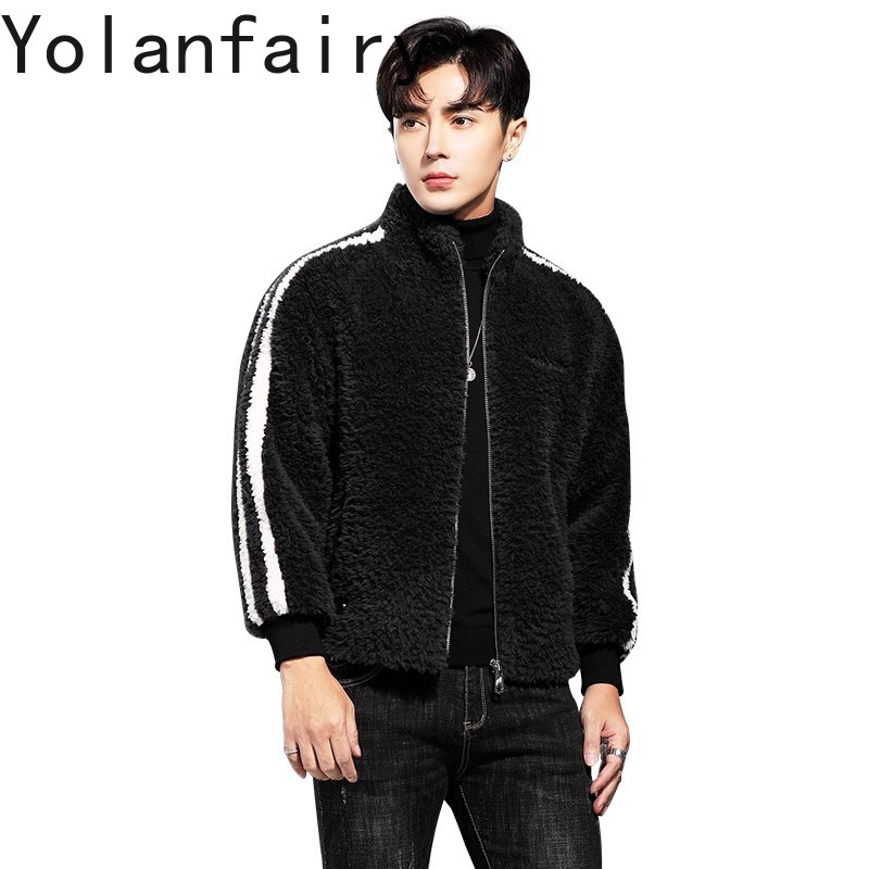 YOLANFAIRY 100% Wool Mens Real - огляд і ціна Quality Winter Clothing