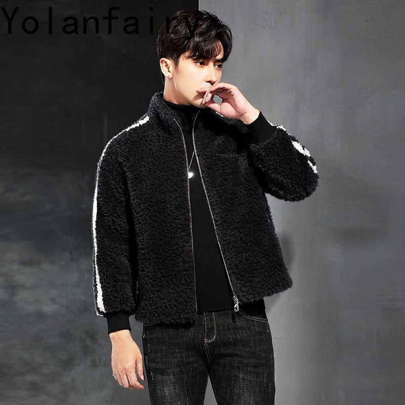 YOLANFAIRY 100% Wool Mens Real - огляд і ціна Quality Winter Clothing