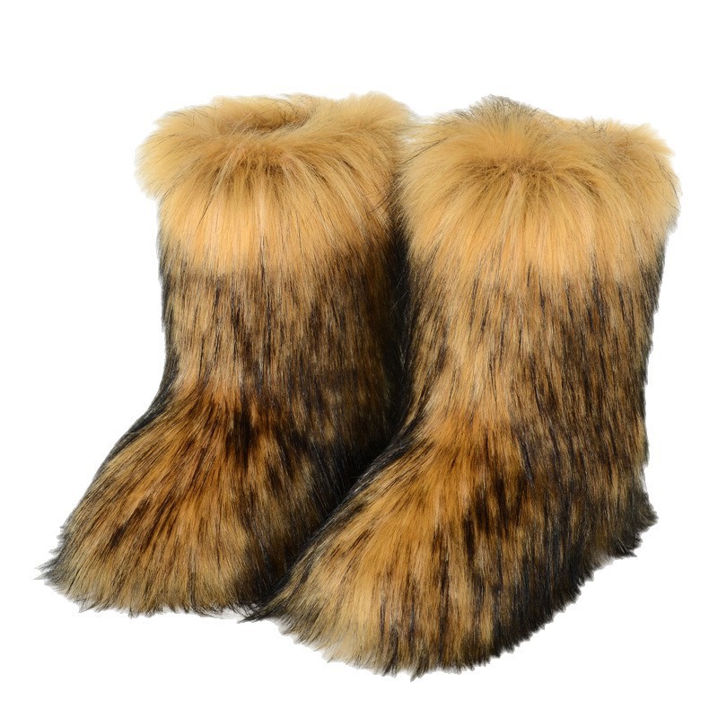 Women Mid Tube Winter Snow Boo - огляд і ціна Snow Boot Fur Lined