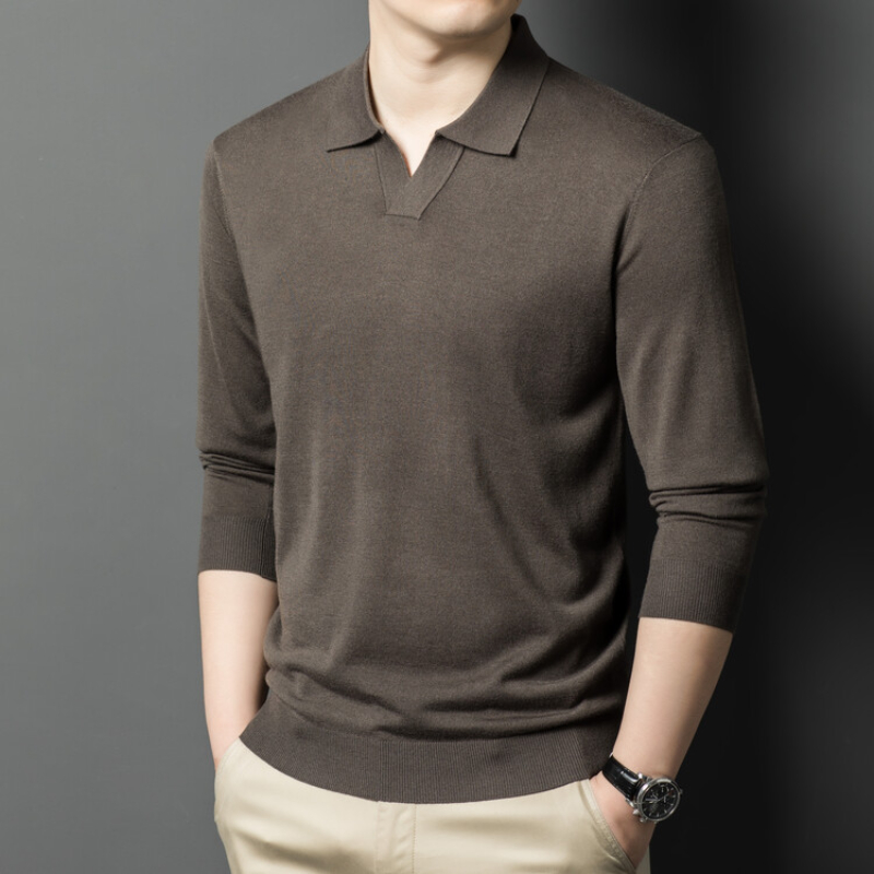 Men's pullover sweater with V- - огляд і ціна Quality Winter Clothing