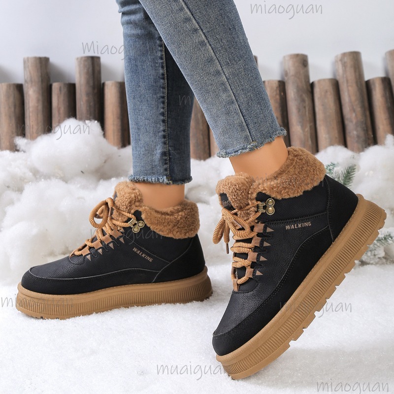 Plus Size 36-41 Winter Snow Bo - огляд і ціна Snow Boot Fur Lined