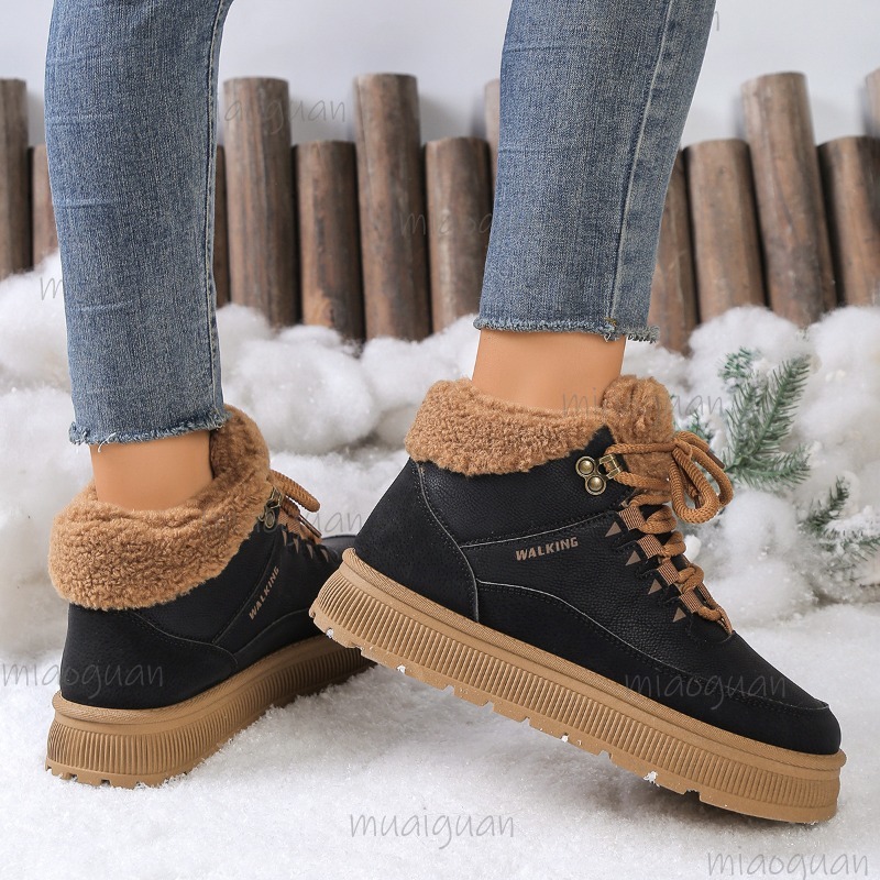 Plus Size 36-41 Winter Snow Bo - огляд і ціна Snow Boot Fur Lined