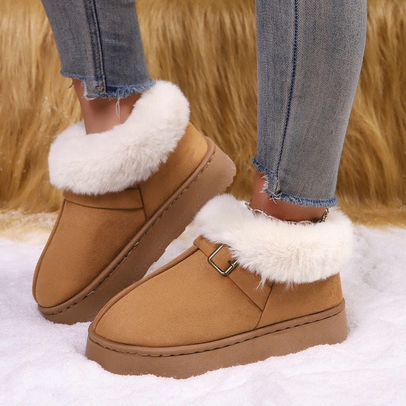 Thick Bottom Snow Boots Women' - огляд і ціна Snow Boot Fur Lined