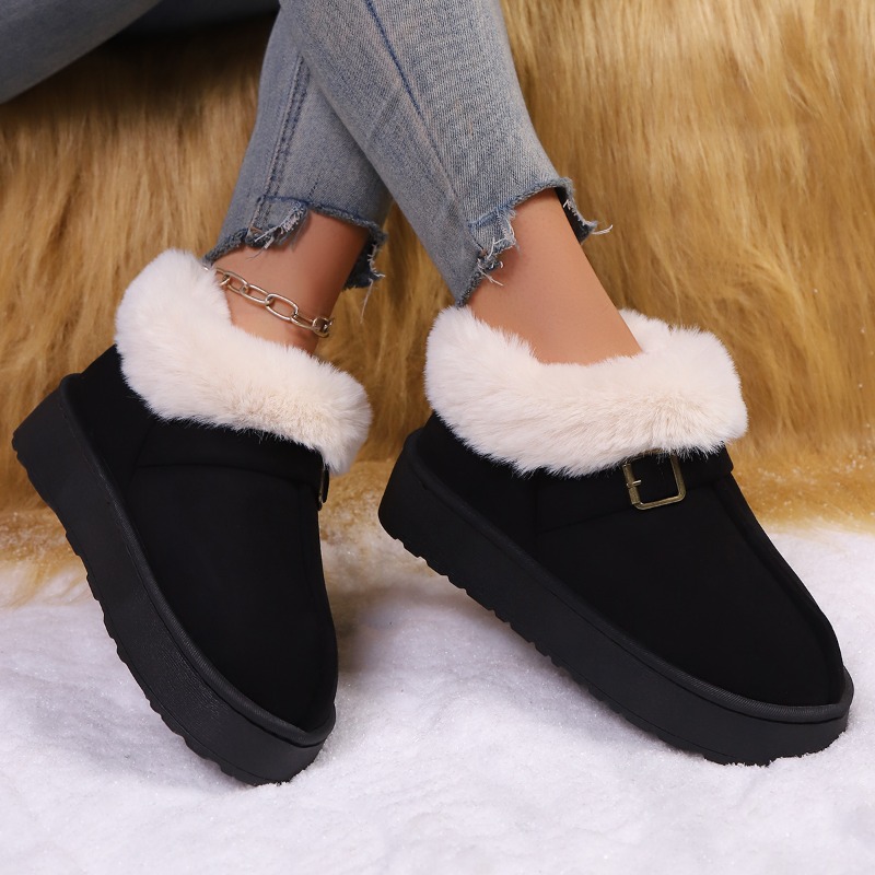 Thick Bottom Snow Boots Women' - огляд і ціна Snow Boot Fur Lined