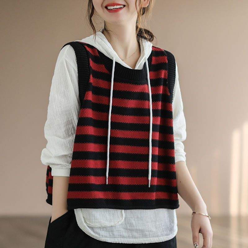 Knit Vests For Women Striped L - огляд і ціна Winter Clothing Trends 2025 Women'S