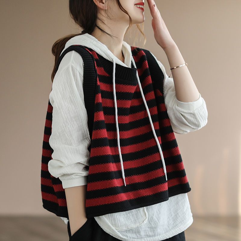Knit Vests For Women Striped L - огляд і ціна Winter Clothing Trends 2025 Women'S