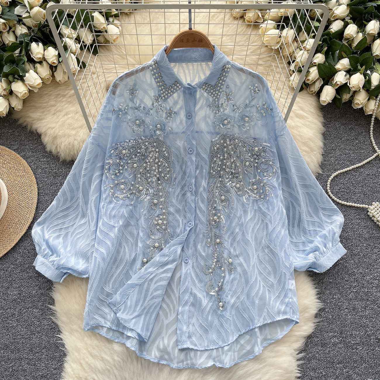 Women's Shiny Button Shirt Spr - огляд і ціна Quality Winter Clothing
