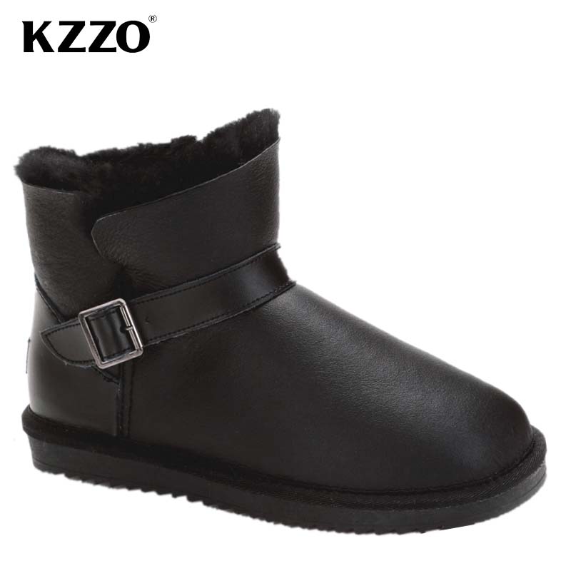 KZZO 2025 New Men Casual Real  - огляд і ціна Snow Boot Fur Lined