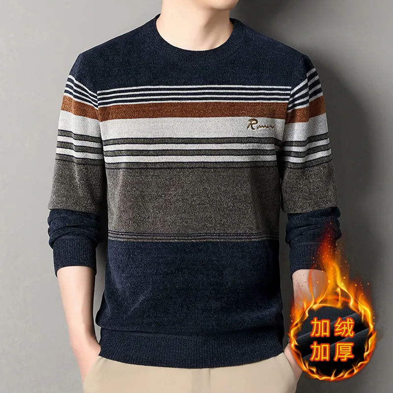 Men O-neck Pullovers Knited Sw - огляд і ціна Quality Winter Clothing