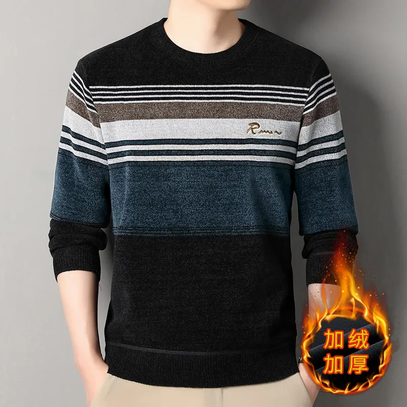 Men O-neck Pullovers Knited Sw - огляд і ціна Quality Winter Clothing