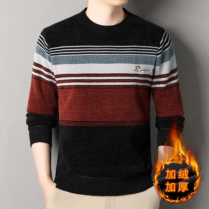 Men O-neck Pullovers Knited Sw - огляд і ціна Quality Winter Clothing
